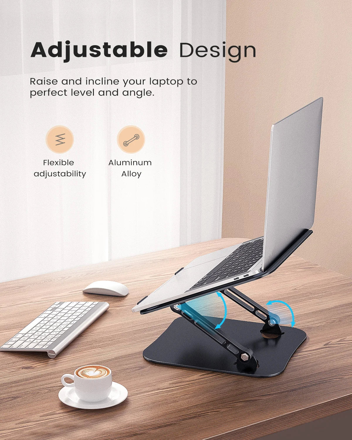 Portable Foldable Aluminum Laptop Lift Stand